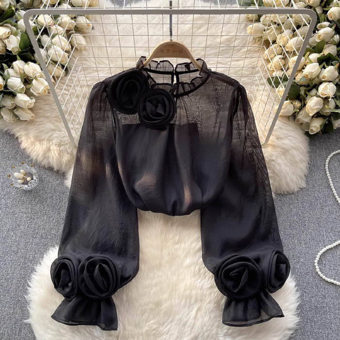 Lily | Women’s Elegant Spring Belly Cover Blouse