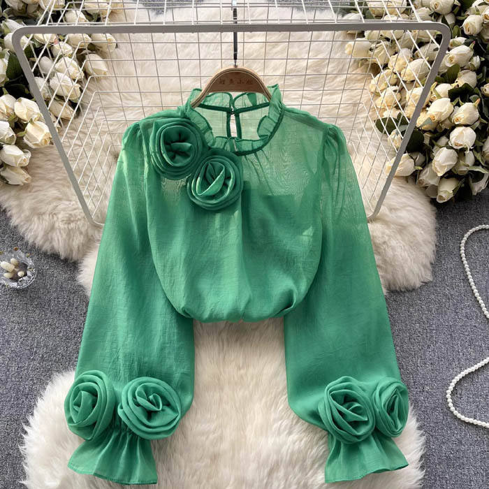 Lily | Women’s Elegant Spring Belly Cover Blouse
