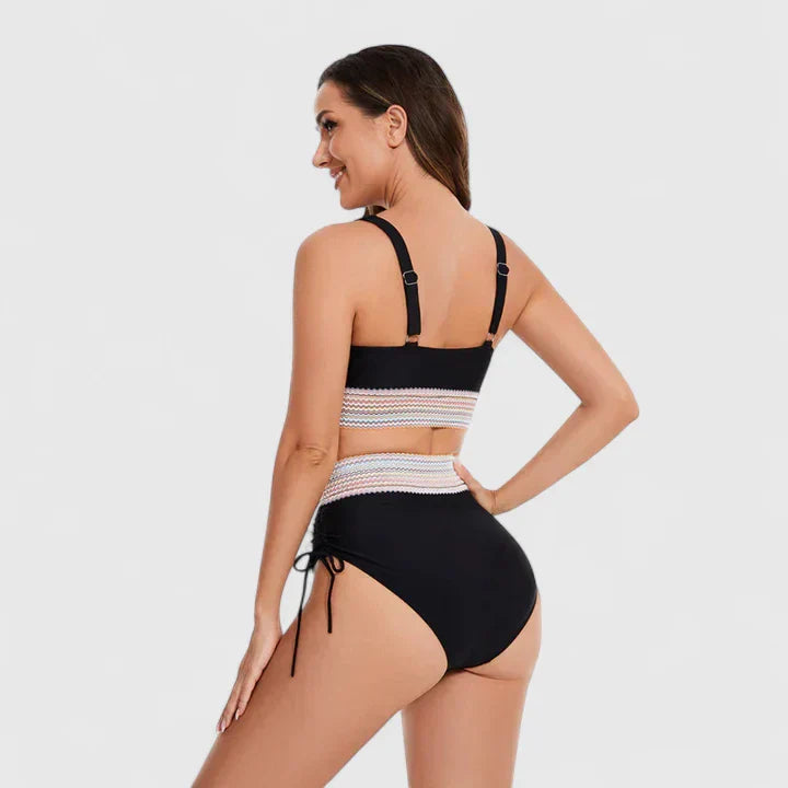 Lily | Women’s High-Waisted Bikini Swimsuit Set