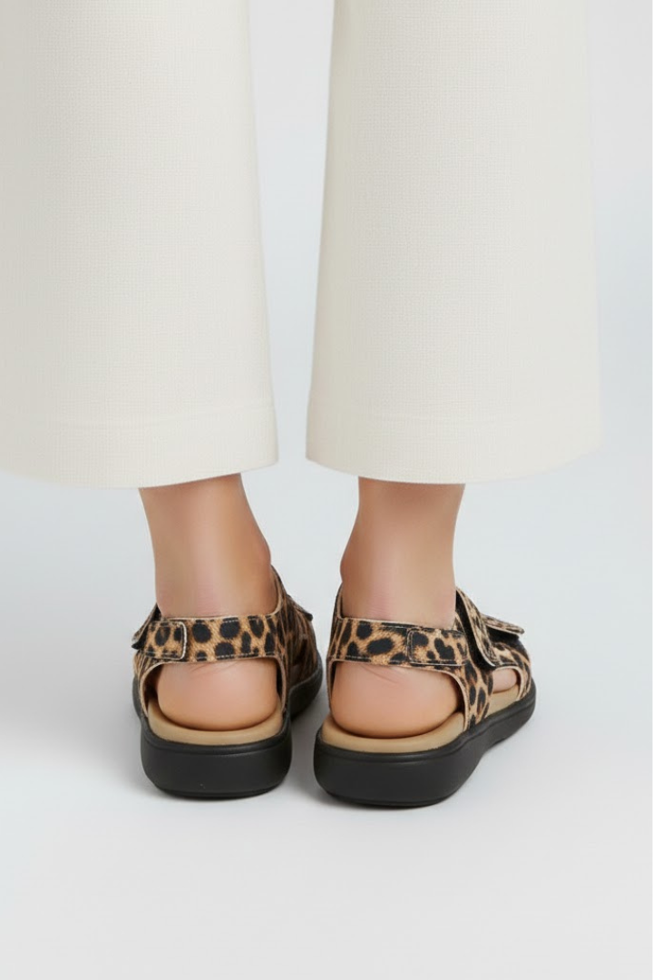 Ovrin | Women’s Heeled Sandals Multi Strap Toe