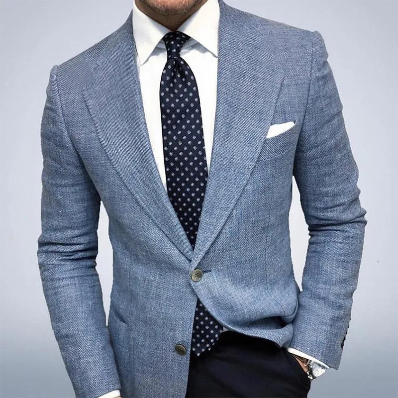 Harold | Men’s Spring Textured Tailored Blazer Jacket