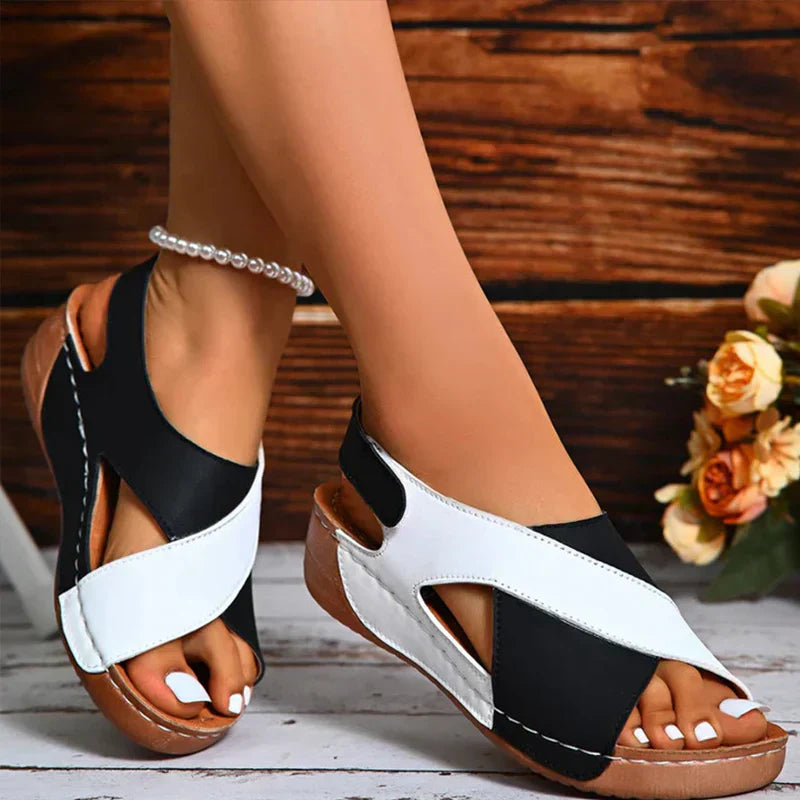 Grace | Womens Orthopedic Cross Strap Sandals