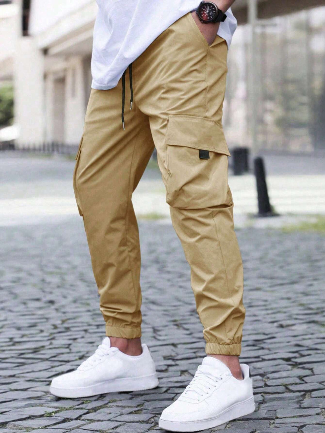 Joshua | Men Relaxed Fit Utility Cargo Jogger Pants