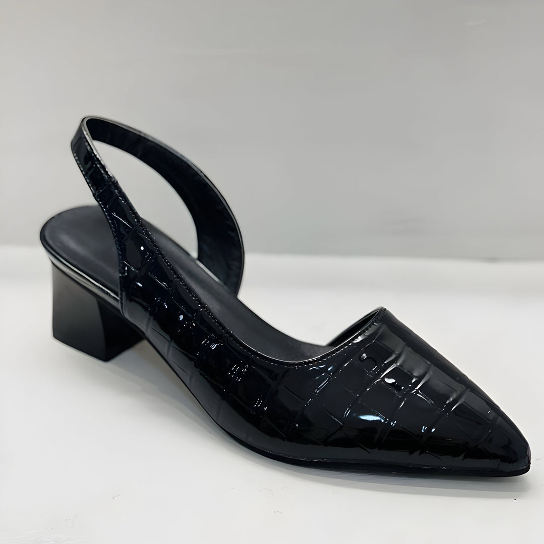 Ivy | Women’s Pointed Toe Slingback Low Heel Pumps
