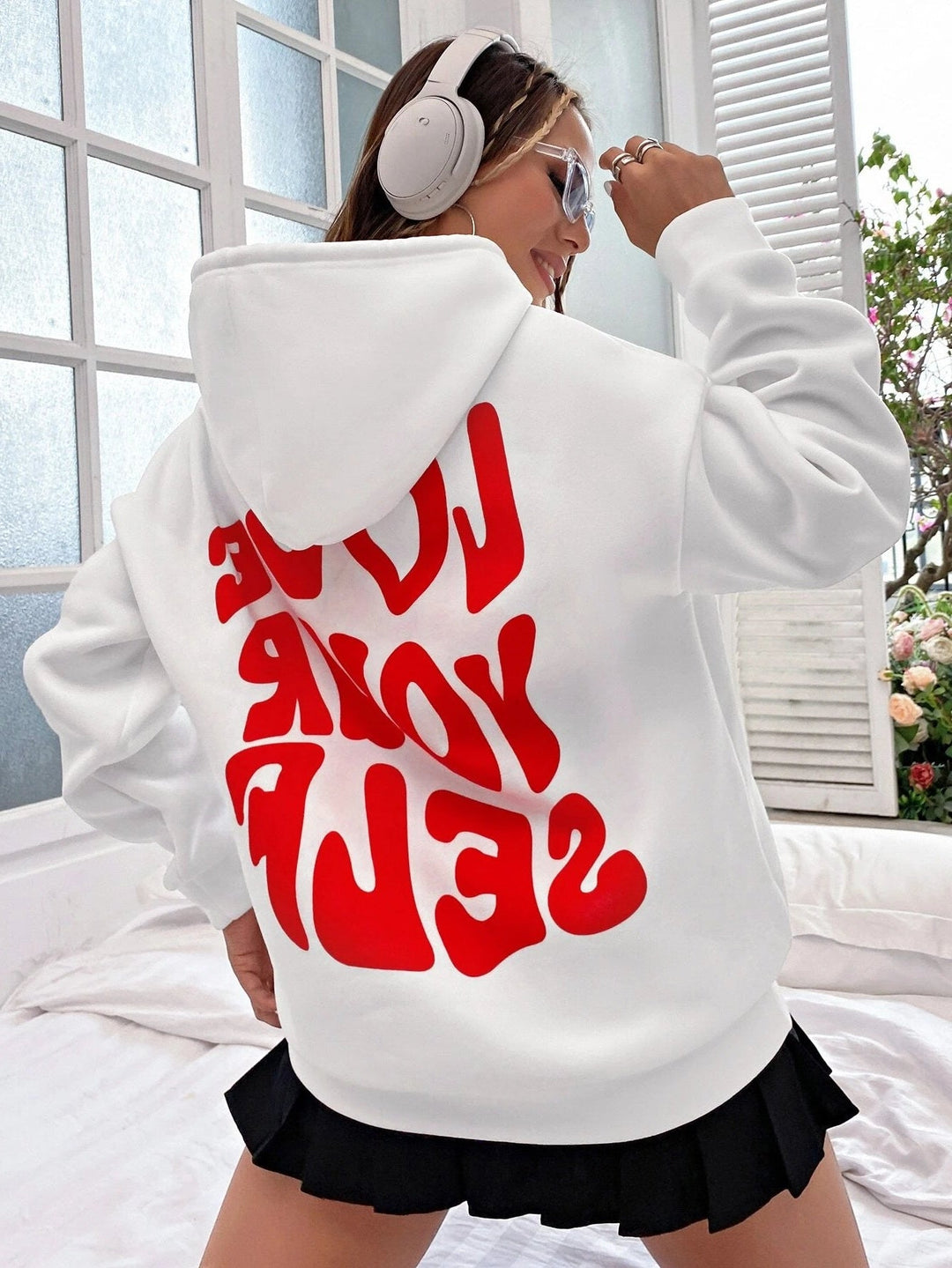 Fiona | Women’s Hoodie with Drawstring Hood and Front Kangaroo Pocket