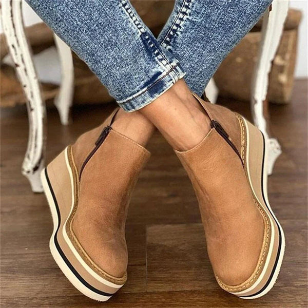 Sarah | Women’s Orthopedic Platform Ankle Boots