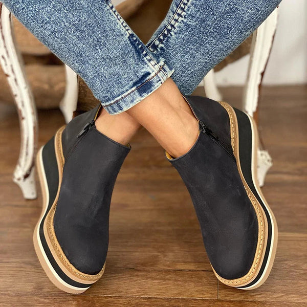 Sarah | Women’s Orthopedic Platform Ankle Boots