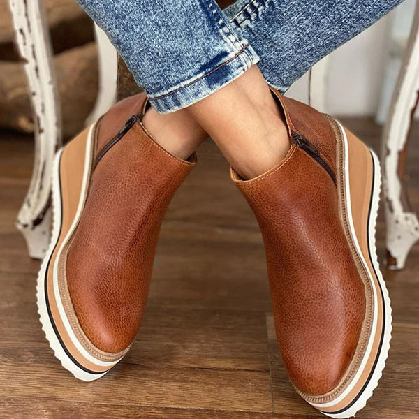 Sarah | Women’s Orthopedic Platform Ankle Boots