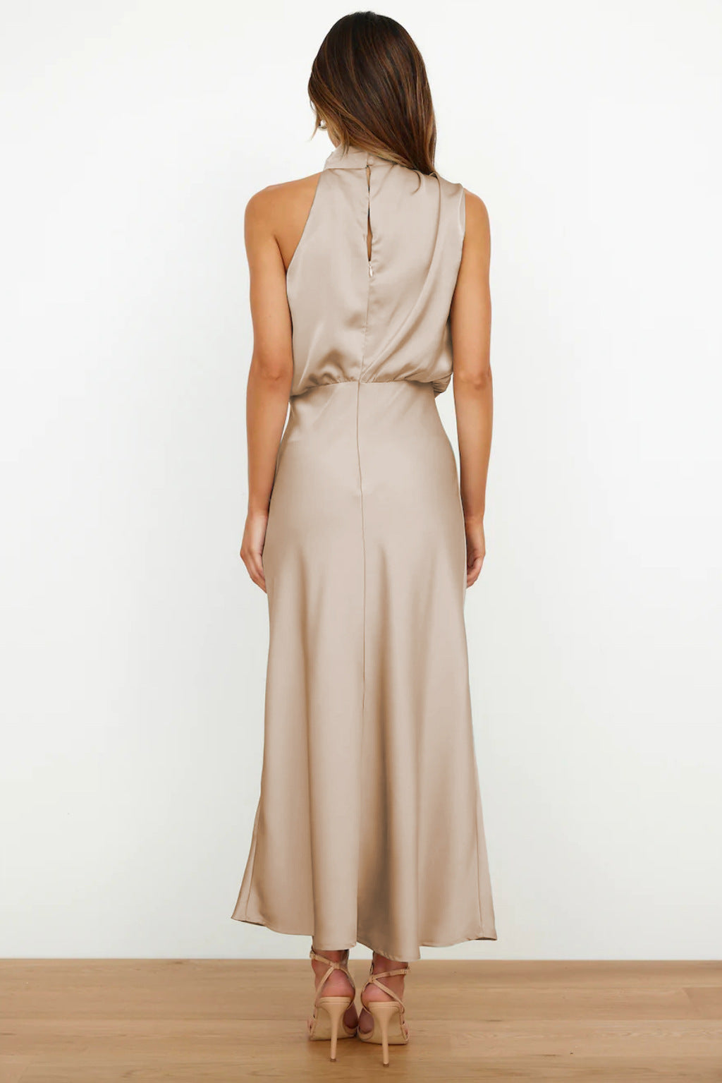 Holly | Women’s Chic Halter Evening Dress
