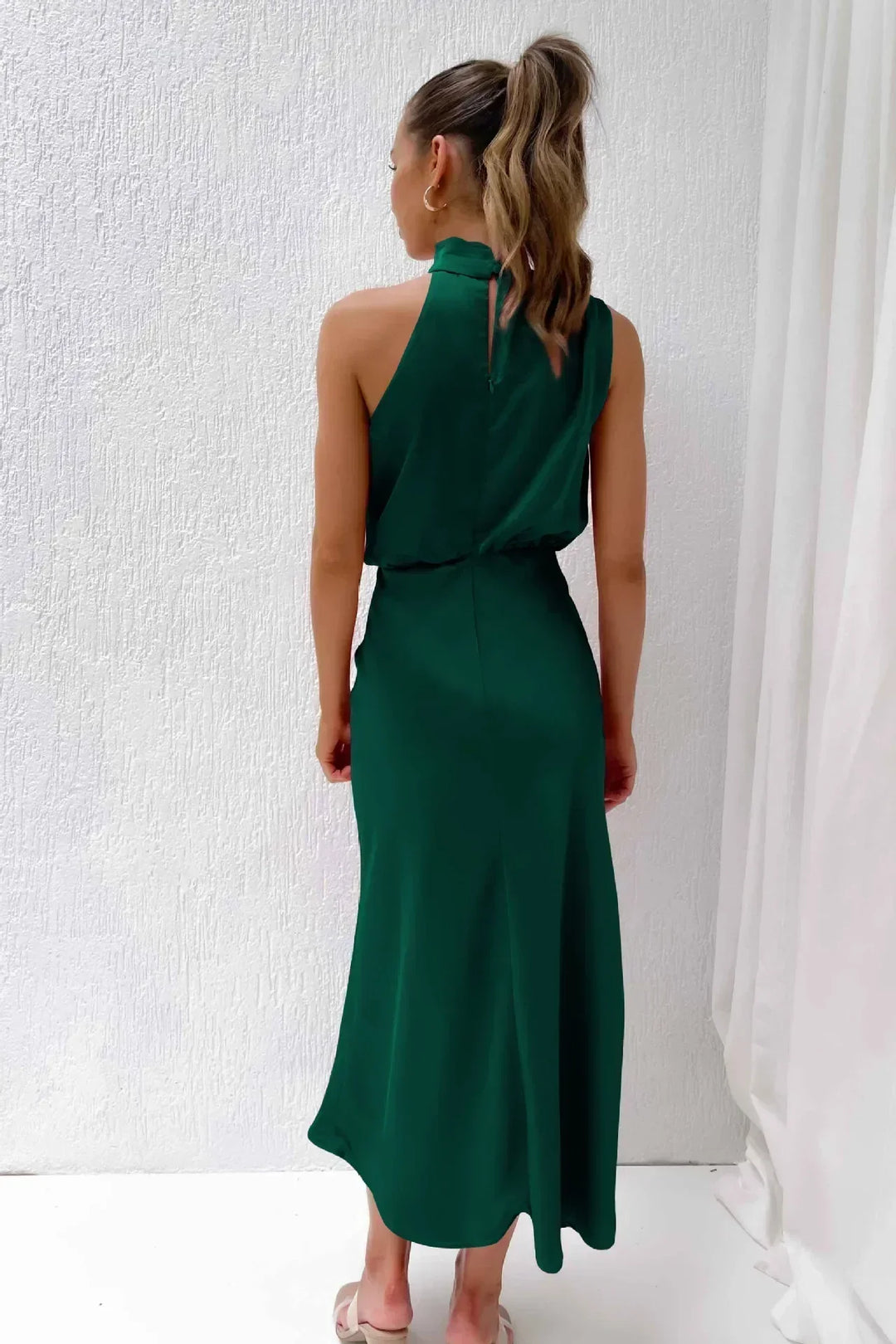 Holly | Women’s Chic Halter Evening Dress