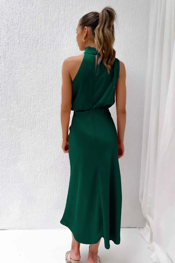 Holly | Women’s Chic Halter Evening Dress