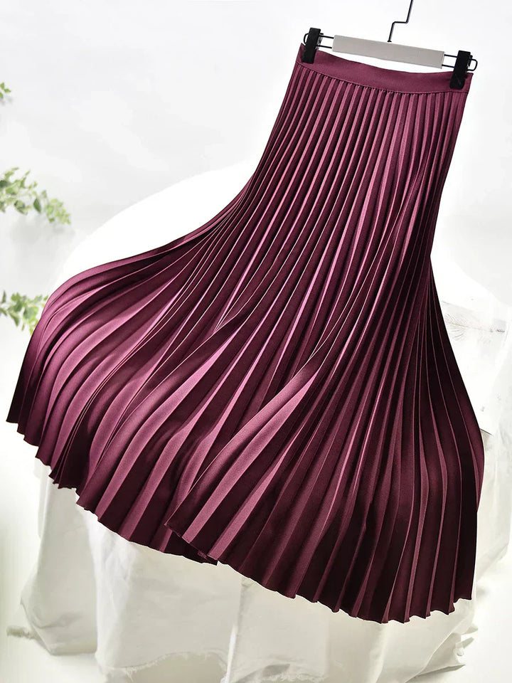 Chloe | Women’s Spring Pleated Maxi Skirt