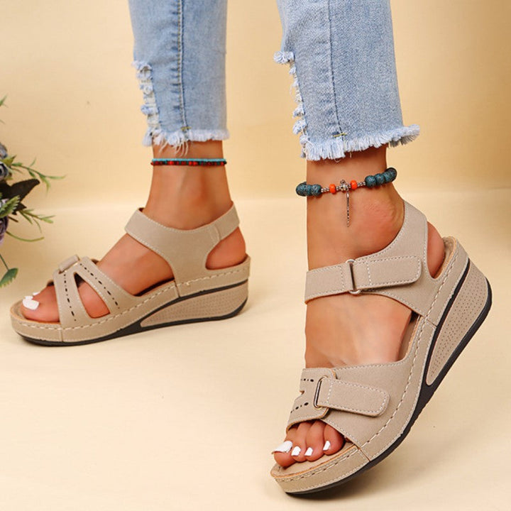 Hailey | Womens Orthopedic Strap Platform Sandals