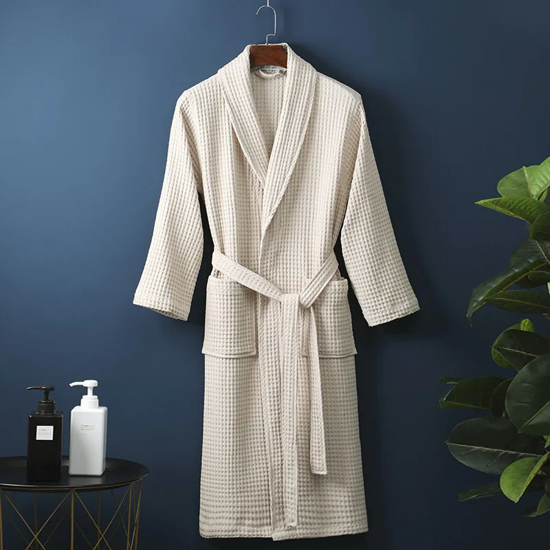 Elizabeth | Women’s Spring Waffle Lounge Robe