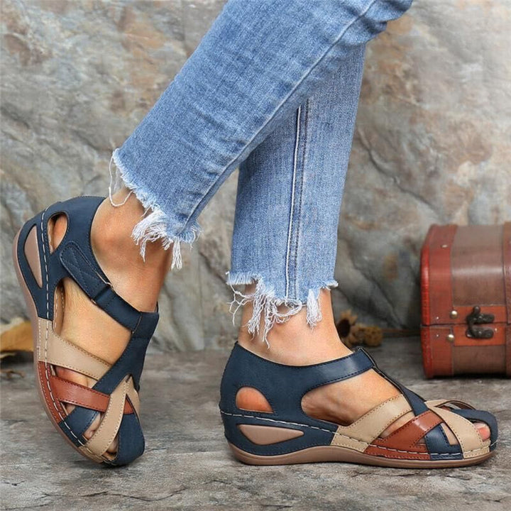 Harper | Women’s Spring Colorblock Closed Toe Sandals