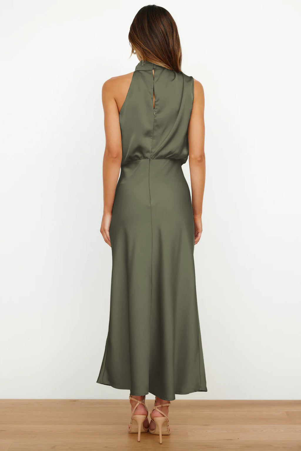 Holly | Women’s Chic Halter Evening Dress