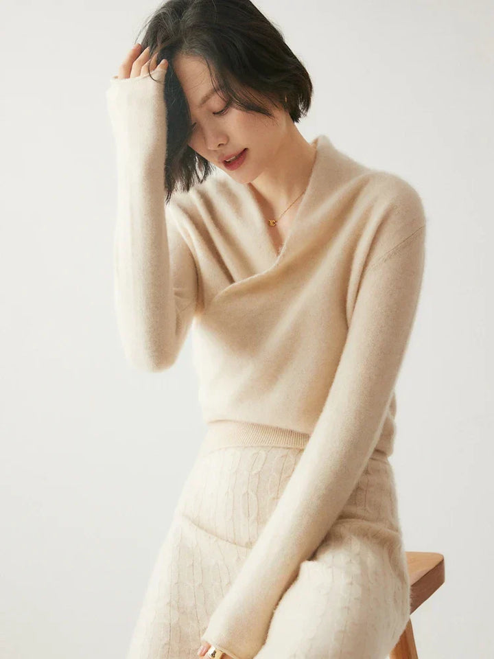 Kate | Women’s Elegant Wrap Crossover Chic Sweater