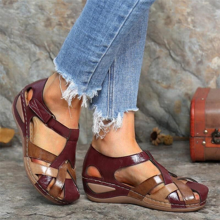 Harper | Women’s Spring Colorblock Closed Toe Sandals