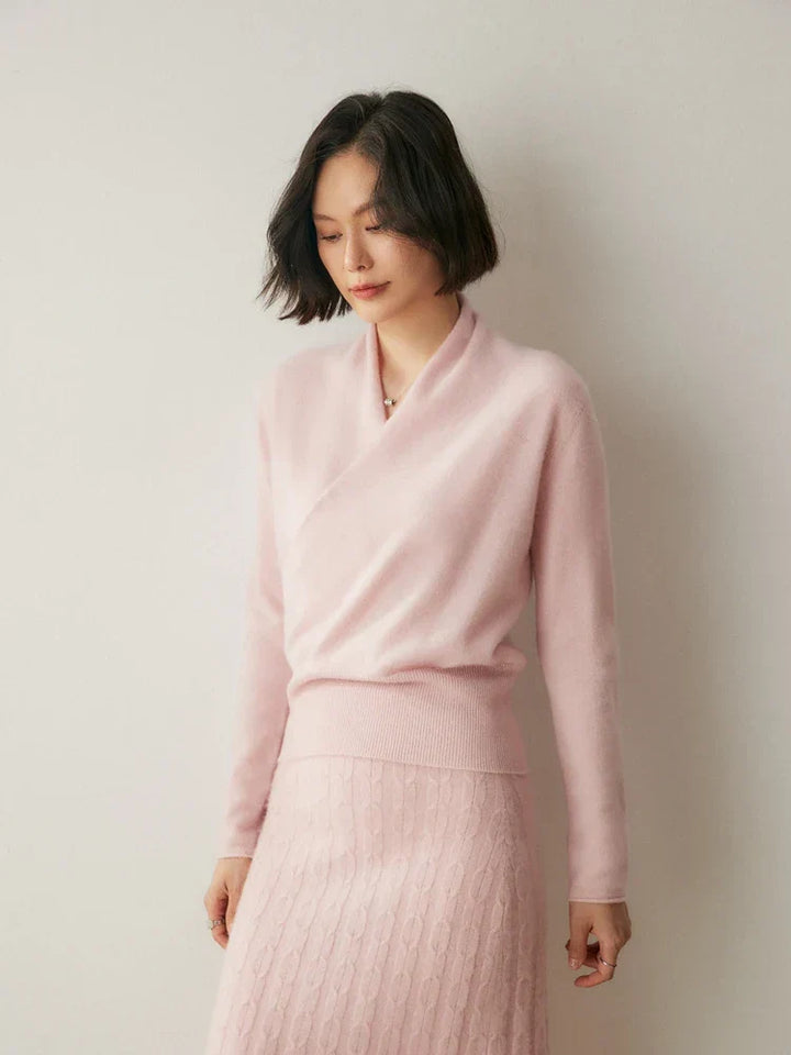 Kate | Women’s Elegant Wrap Crossover Chic Sweater