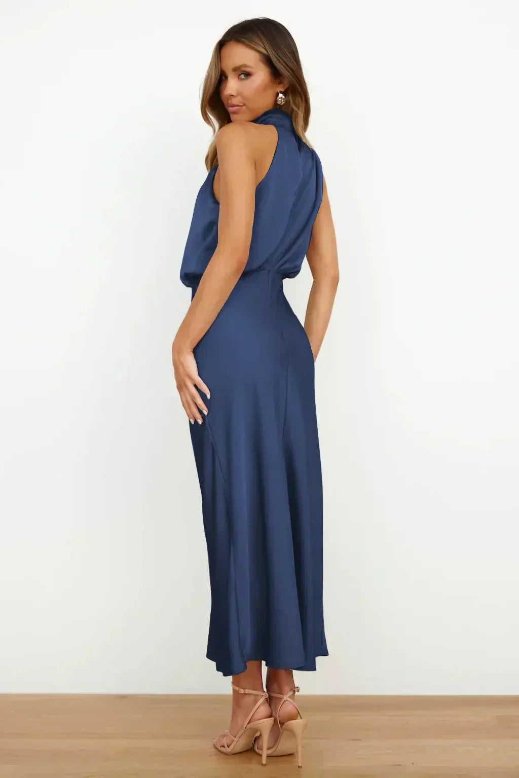 Holly | Women’s Chic Halter Evening Dress