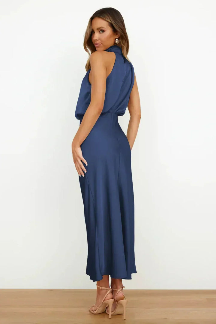 Holly | Women’s Chic Halter Evening Dress