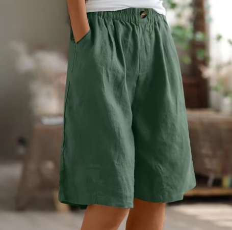 Sarah | Women’s Wide Leg Casual Pocket Short