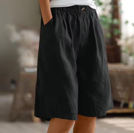 Sarah | Women’s Wide Leg Casual Pocket Short