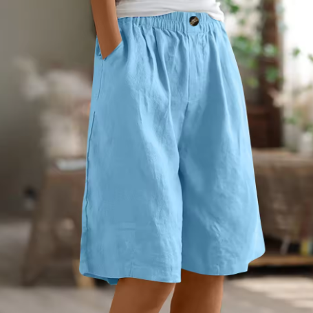 Sarah | Women’s Wide Leg Casual Pocket Short