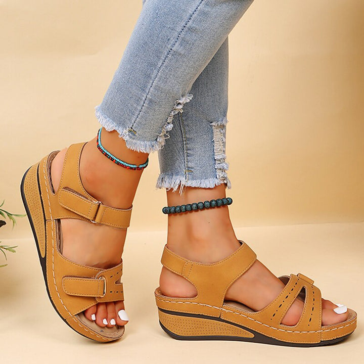 Hailey | Womens Orthopedic Strap Platform Sandals