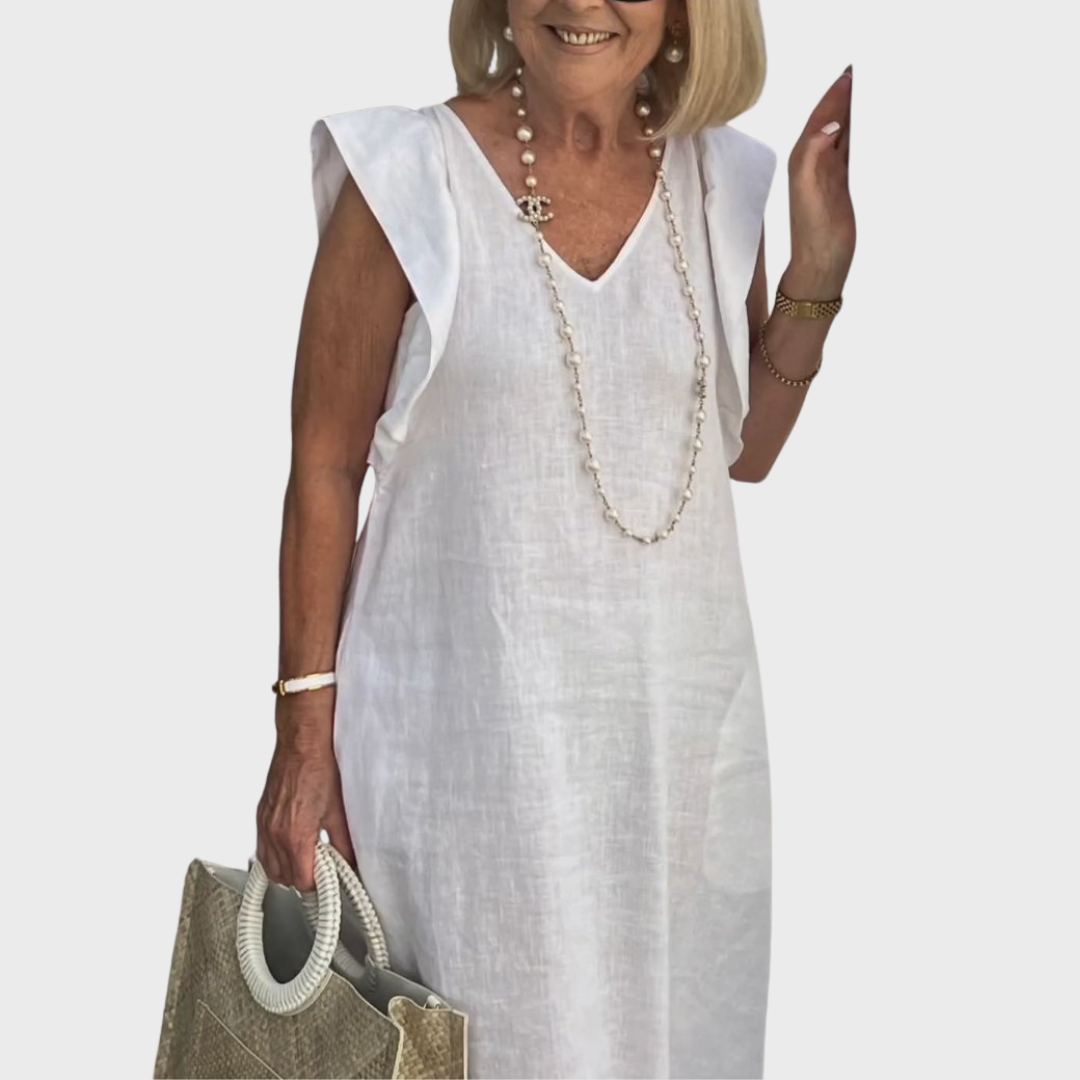 Emma | Women's Sleeveless Pocket Maxi Casual Dress