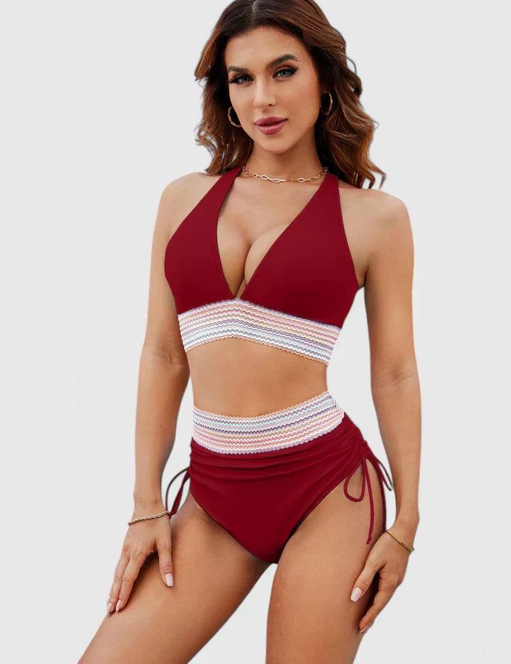 Lily | Women’s High-Waisted Bikini Swimsuit Set
