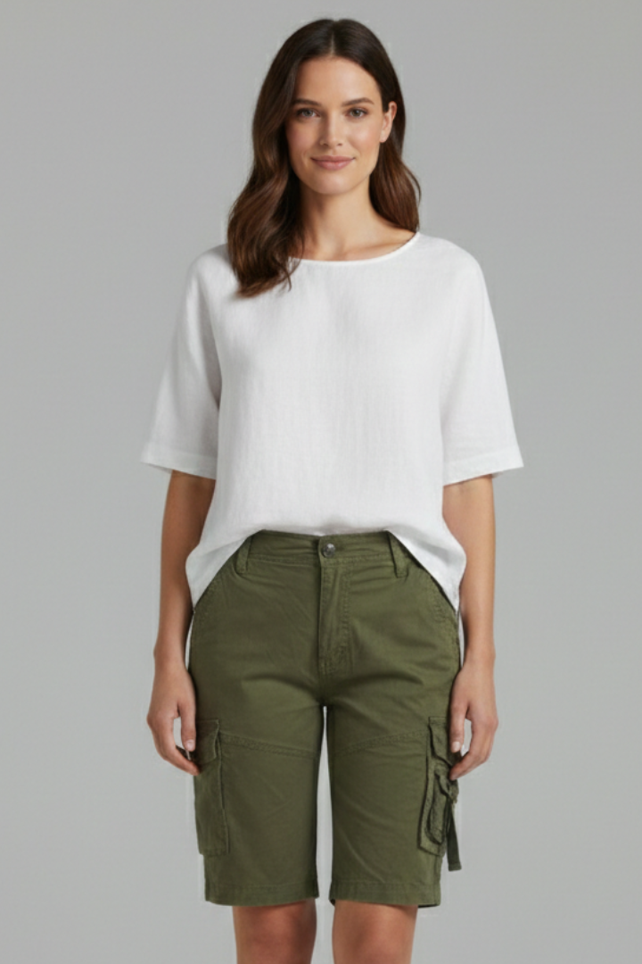 Delilah | Women’s Utility Pocket Cargo Shorts