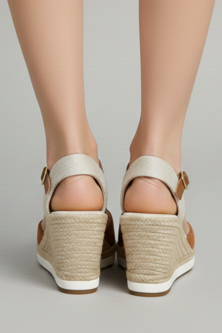 Lily | Women’s Closed-Toe Espadrille Sandals with Slingback Strap