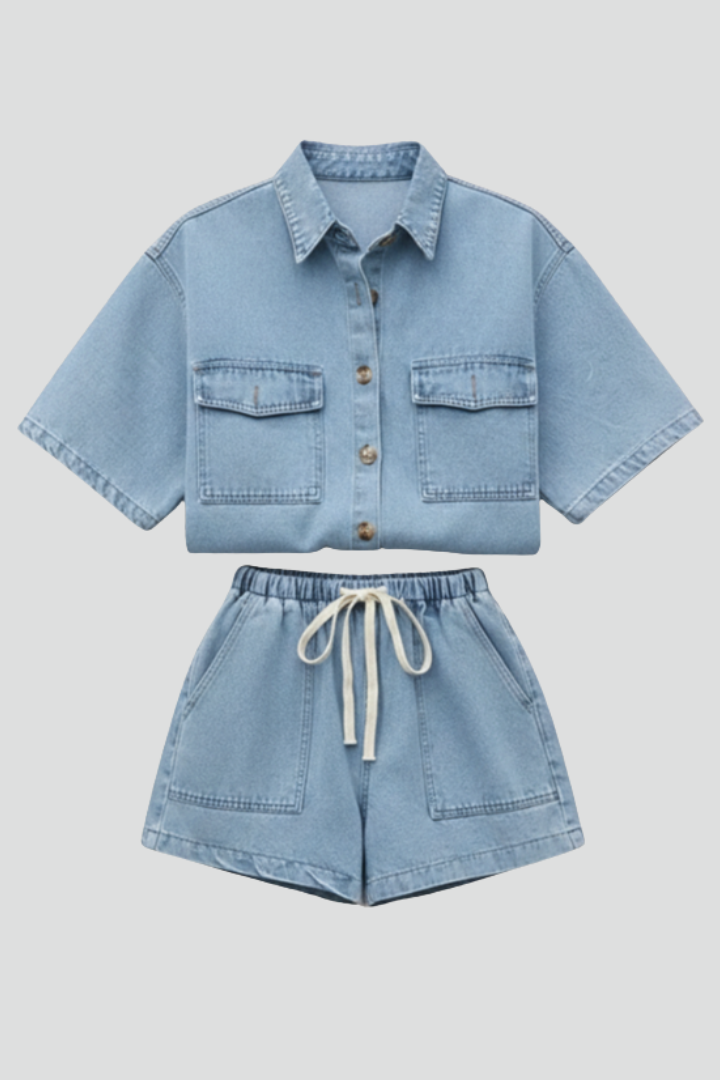 Lauren | Women’s Short Sleeve Set With Shorts