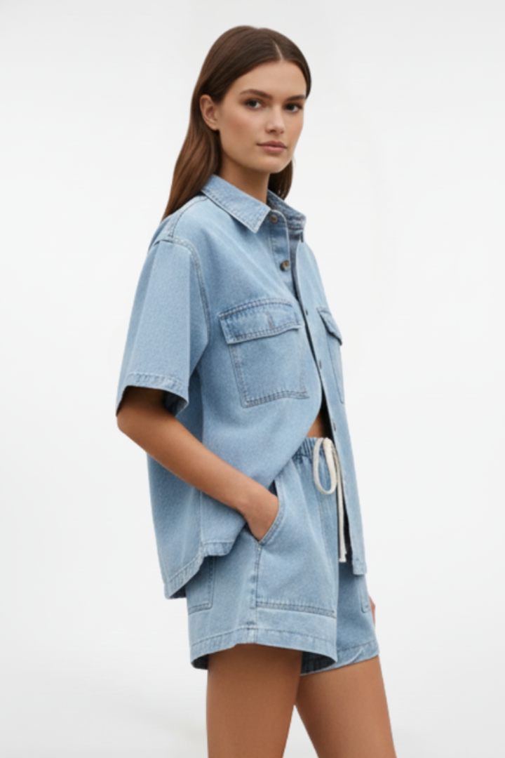 Lauren | Women’s Short Sleeve Set With Shorts