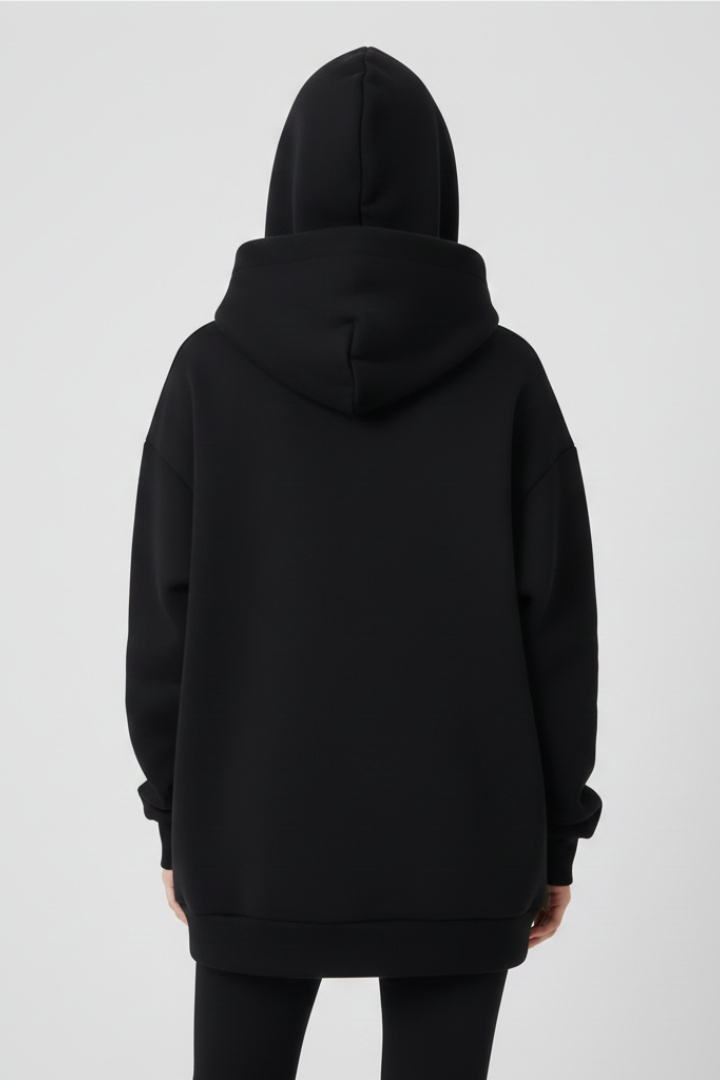 Eleanor | Women’s Hoodie with High Neck and Wide Hood