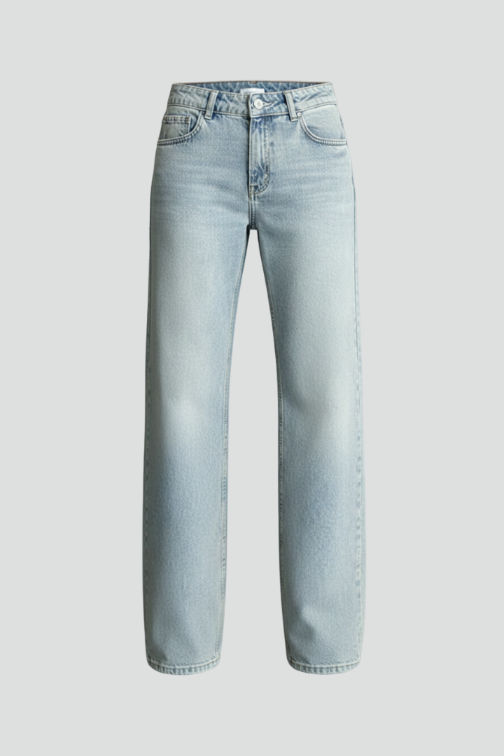 Isabella | Women’s Casual Low-Waist Straight-Leg Denim Jeans