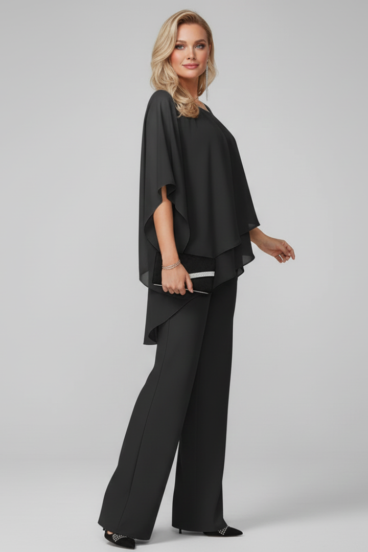 Nancy | Women’s Off-Shoulder Flowing Wide-Leg Jumpsuit