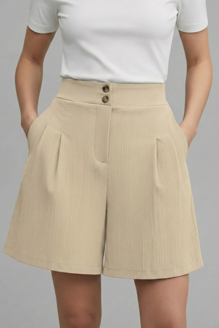 Georgia | Women’s High Waist Wide Leg Shorts