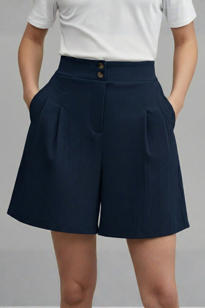 Georgia | Women’s High Waist Wide Leg Shorts