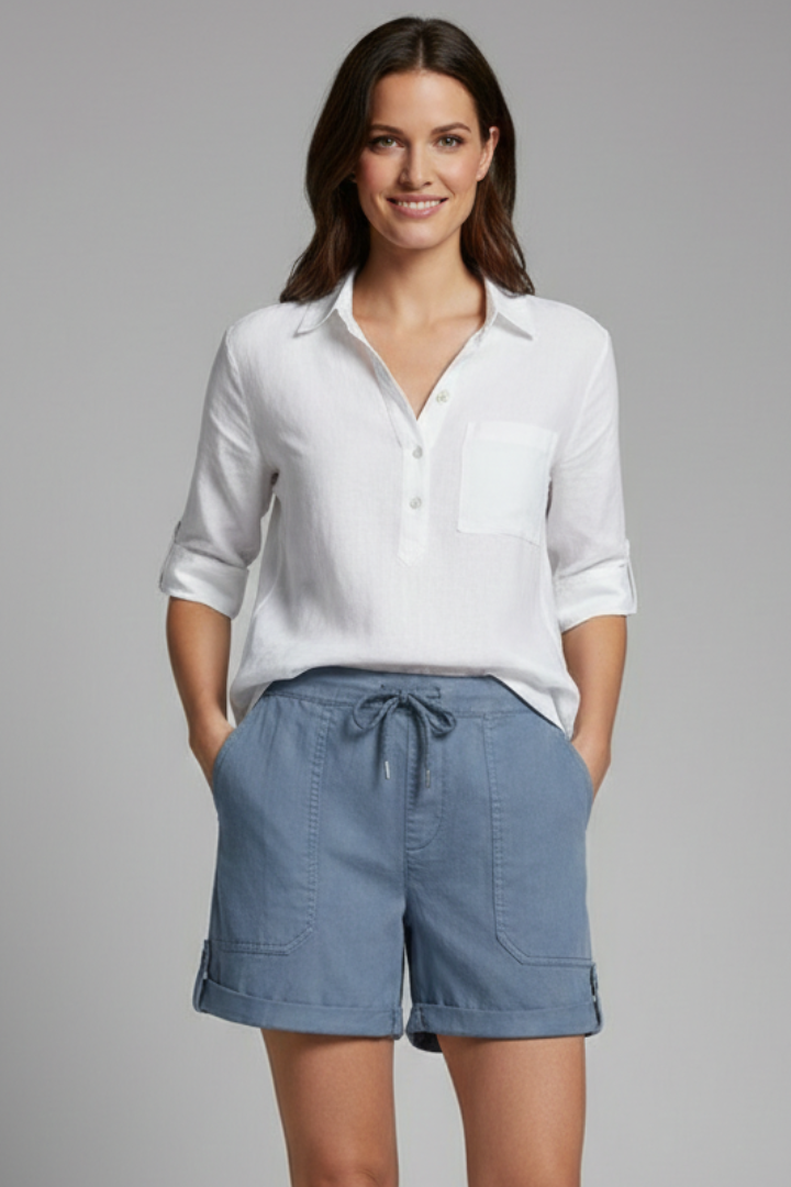 Demi | Women’s Drawstring Casual Pocket Shorts