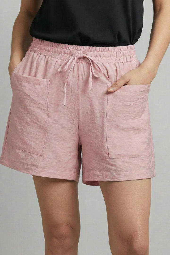 Clara | Women’s Elastic Waist Casual Drawstring Shorts