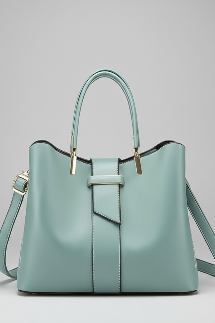 Bethany | Women’s Structured Shoulder Bag with Handles and Strap