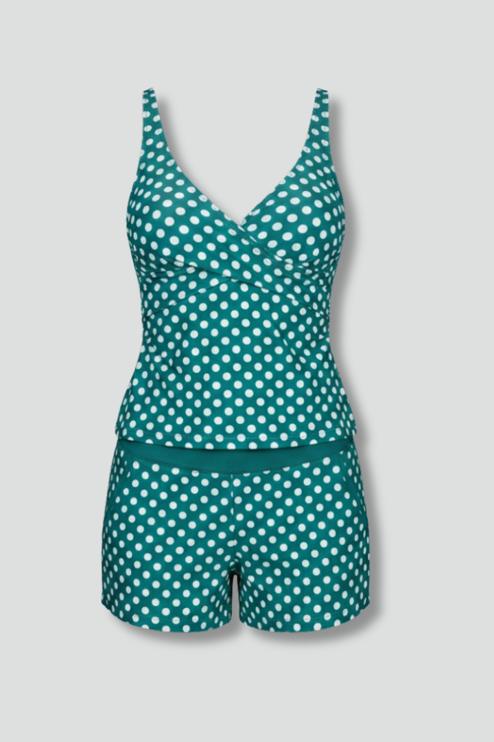 Harper  | Women’s Tankini Swimsuit Set with Tank Top and Shorts