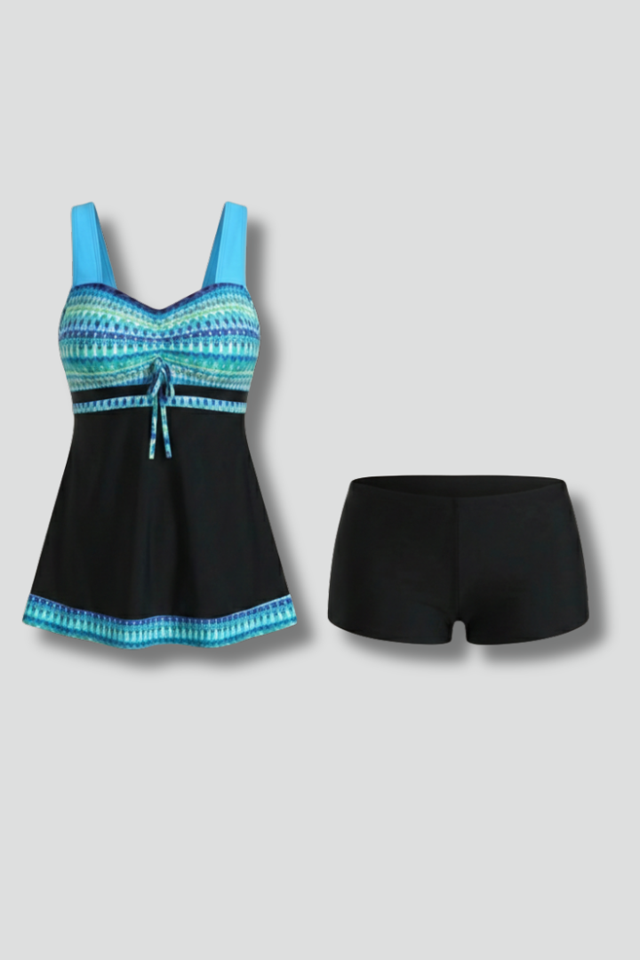 Jessica | Women’s Tie Front Tankini Swimsuit Set
