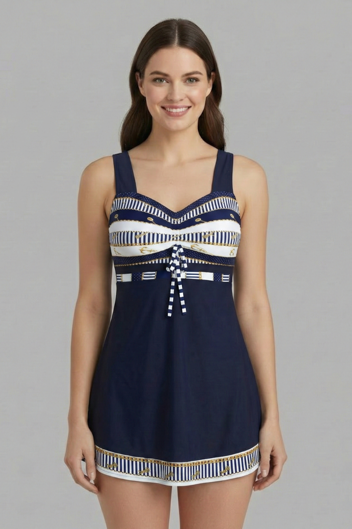Jessica | Women’s Tie Front Tankini Swimsuit Set