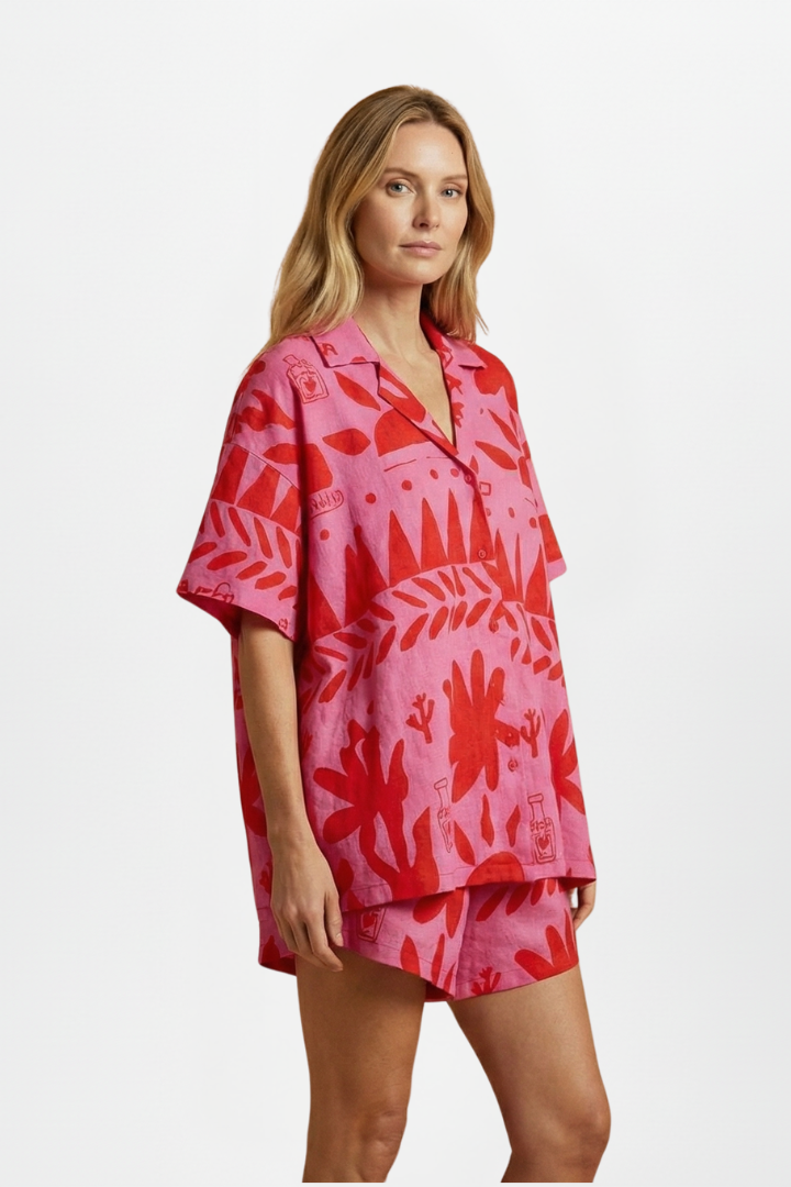Jessica | Women’s Two Piece Set Printed Shorts