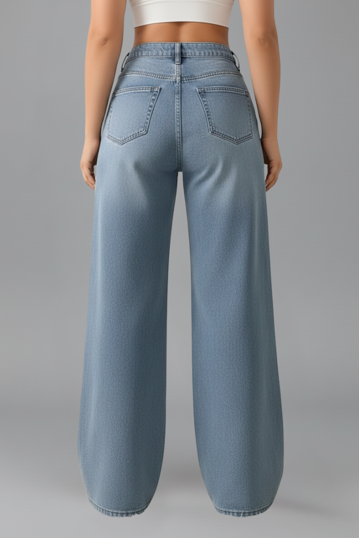 Ariel | Women’s High-Rise Wide-Leg Denim Jeans
