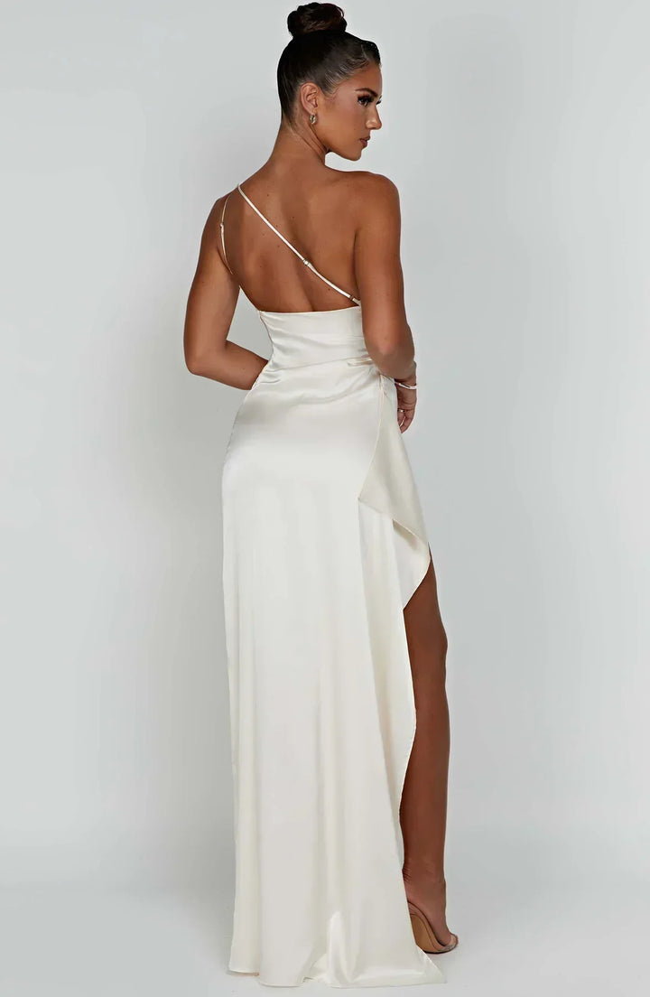 Lydia | Women’s Asymmetric Evening Maxi Dress