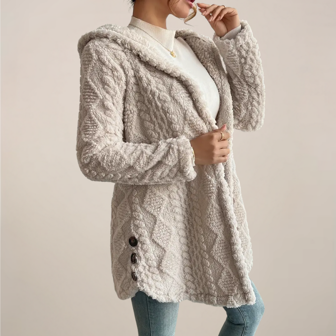 Millie | Women Spring Hooded Textured Cardigan